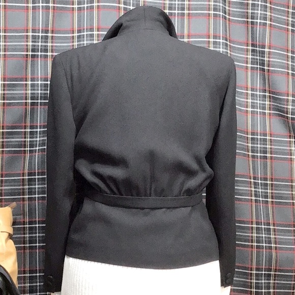 ⚜️ SAVILLE ‘Suit’ Black Jacket and Knee Length Skirt with Pockets - Picture 3 of 12